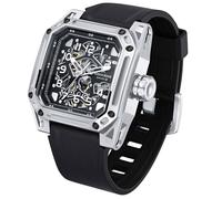 Reloj Esqueleto De Lujo para Hombres - Reloj De Pulsera Mecánico