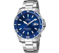 Reloj Festina hombre diver automático F20531/3 correa acero esfera azul