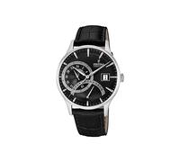 Reloj FESTINA para Hombre F16983/4 Special Prices Caja de Acero Inoxidable 316l Gris Plata Correa de Cuero Negro