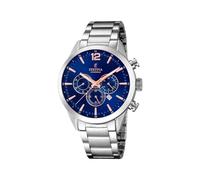 Reloj FESTINA para Hombre F20343/9 Timeless Chronograph Caja de Acero Inoxidable 316l Plateado Correa de Acero Inoxidable 316l Plateado