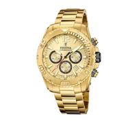 Reloj FESTINA para Hombre F20684/1 Timeless Chronograph Caja de Acero Inoxidable 316l Dorado Correa de Acero Inoxidable 316l Dorado
