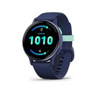 Reloj GPS conectado - GARMIN - Vivoactive 5 - WiFi - 30,4 mm (1.2") - Azul metalizado con correa Azul