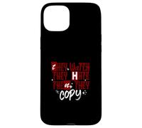 Reloj Granate Rojo Borgoña, Odio, Copia Granate Rojo Borgoña Carcasa para iPhone 15 Plus