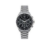 BREIL Reloj Child Grow UP Monocolor Esfera Negra Movimiento CRONÓGRAFO DE Cuarzo y Pulsera DE Acero Plata EW0718
