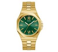 GUESS Reloj analógico 'Emperor' oro / verde oscuro One Size EUR