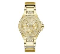 GUESS Reloj de pulsera para mujer Envy GW0878L2 de acero inoxidable dorado, champán, Moderno