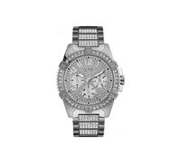 Guess Reloj de los Hombres Pulsera Frontier W0799G1 Acero Inoxidable Plata