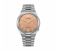 Citiazen Automatic Tsuyosa NJ0159-86Z Esfera Salmón Caja y Brazalete de Acero