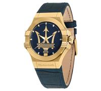Reloj Hombre MASERATI POTENZA R8851108035 Cuero Azul Dorado