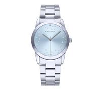 Radiant - Colección Fiji - Reloj analógico de Cuarzo. Reloj de Pulsera para Mujer. Reloj de Brazalete con Esfera Plateada y Correa de Acero Inoxidable. Tamaño 36mm. 3ATM.