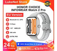 Reloj HONOR CHOICE INFOWEAR 2 Pro con Pantalla AMOLED de 1.97 Pulgadas y Bisel Delgado, Compatible con Barómetro y Brújula, GNSS Autónomo Black