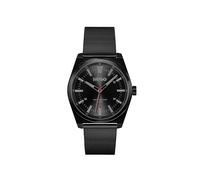 Reloj Hugo de Tres manecillas con Mecanismo de Cuarzo para Hombre, colección #Ark, con Correa Negra de Acero Inoxidable, 1530440