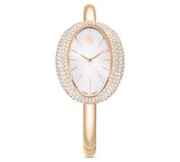 Reloj Imber bangle, Fabricado en Suiza, Brazalete de metal, Tono dorado, Acabado tono oro champán OS