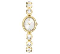 Reloj Imber oval, Fabricado en Suiza, Brazalete de metal, Tono dorado, Acabado tono oro OS