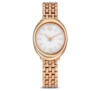 Reloj Imber oval, Fabricado en Suiza, Brazalete de metal, Tono dorado, Acabado tono oro rosa OS