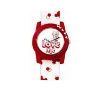 Reloj infantil Disney Love Minnie correa de silicona colores vivos