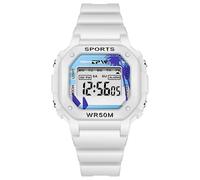 Reloj infantil impermeable con pantalla digital (blanco) Modelo Timex