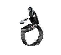 Reloj Inteligente 2 en 1 con Auriculares, Deportivo, Llamadas , Monitor de Salud, Registro de Actividad Física, Color Negro.