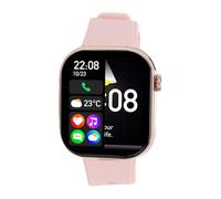 Reloj Inteligente 2 en 1 con Auriculares, Rastreador de Ejercicios Bluetooth, Reloj Deportivo con Pantalla HD con Monitor de Sueño e IP68, Ideal para Hombres y Mujeres iOS (Gold)