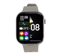 Reloj Inteligente 2 en 1 con Auriculares, Rastreador de Ejercicios Bluetooth, Reloj Deportivo con Pantalla HD con Monitor de Sueño e IP68, Ideal para Hombres y Mujeres iOS (Color Acero)