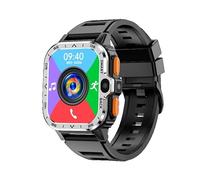 Reloj inteligente 2024 SIM 4G 2" GPS WIFI NFC cámara dual resistente 64GB ROM Google Play IP67 Android (plata, 4/64GB)