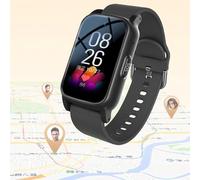 Reloj inteligente 4G con GPS SOS, detección de caídas y carga magnética para ancianos, Alzheimer, sordos y personas con discapacidad auditiva, recordatorio de vibración de llamada