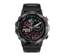 Reloj inteligente AMOLED 2024 con pantalla siempre encendida, llamada Bluetooth, IP68, resistente al agua, NFC, deportivo, fitness, relojes para Android e iOS (negro)