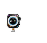 Reloj inteligente Android DW99 S9 Ultra 4G con cámara giratoria, WiFi, GPS, tarjeta SIM, 2.2 pulgadas, reloj inteligente Amoled Play Store (negro, 2+16G)