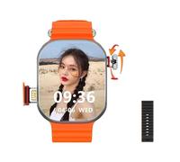 Reloj inteligente CDS9 Ultra Android S9 Ultra 4G con tarjeta SIM de red Amoled GPS WIFI Gooogle Play Store Monitoreo de salud para hombres y mujeres (+ océano negro, 2+32 gb)