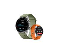 Reloj inteligente Chronus GTX15 GPS para hombres Monitor de frecuencia card?aca de energ?a corporal resistente al agua 3ATM (verde)