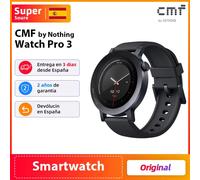 Reloj Inteligente CMF Watch 3 Pro, Pantalla AMOLED de 1.43 Pulgadas, Batería de 13 Días, GPS Dual, Llamadas Bluetooth con Cancelación de Ruido por IA, Monitor de Frecuencia Cardíaca Light Green