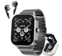 Reloj Inteligente con Auriculares, Inalámbricos Pulsera de Actividad 2 en 1, 2,01 Pantalla HD, Rastreador de Ejercicios,NFC, Oxígeno en Sangre Monitor de sueño para Android e iOS
