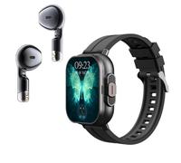 Reloj Inteligente con Auriculares, Pantalla 2.01 HD Reloj Inteligente 2 en 1 con Auriculares Rastreador de Ejercicios Deportivo, NFC, Sueño, Ritmo Cardíaco, Monitor de Presión