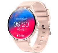 Reloj inteligente con ECG, monitor de frecuencia cardíaca, monitor de presión arterial, monitor de sueño y podómetro. Pink