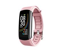 Reloj inteligente con frecuencia cardíaca, oxígeno en sangre y podómetro. Pink