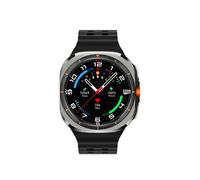 Reloj inteligente con GPS, AMOLED, tarjeta SIM/WiFi, cámara giratoria, brújula, compatible con Android e iOS (negro)