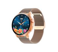 Reloj inteligente con pantalla AMOLED HD de 1,43'' y más de 100 modos deportivos, resistente al agua IP68, color oro rosa.