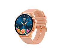 Reloj inteligente con pantalla AMOLED HD de 1,43'' y más de 100 modos deportivos, resistente al agua IP68, color oro rosa.