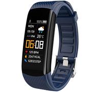 Reloj inteligente con rastreador de banda C5S Pulsera inteligente a prueba de agua Reloj de pulsera inteligente Ritmo cardíaco Presión arterial Rastreador de ejercicios Reloj con rastreador de