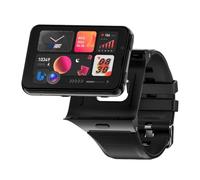 Reloj Inteligente De 128 GB con Pantalla Grande De 2,88 Pulgadas, Correa Desmontable Y Doble Cámara,Puede Usar como Un Mini Teléfono. Compatible con Android. Cool Black