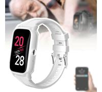 Reloj inteligente de detección de caídas con videollamada, posicionamiento GPS, llamada de emergencia SOS, monitoreo de salud, pantalla táctil de 1.5 pulgadas, impermeable, frecuencia cardíaca, valla