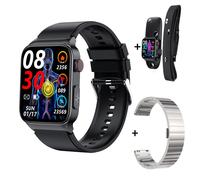 Reloj inteligente de lujo para hombre, con monitor de ECG y PPG, IP68, resistente al agua, deportivo,