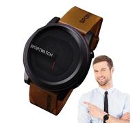 Reloj inteligente de sincronización de alta precisión - Asistente biométrico profesional, interfaz luminosa en modo nocturno, sensor de frecuencia cardíaca integrado + batería de 14 días, elegante
