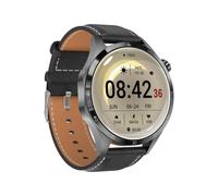 Reloj inteligente deportivo con GPS, pantalla HD de 366 x 366, NFC y brújula, compatible con Android e iOS (negro)