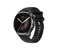 Reloj inteligente deportivo con pantalla HD de 366 x 366, NFC, GPS y brújula, compatible con Android e iOS (negro)