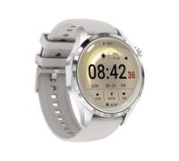 Reloj inteligente deportivo con pantalla HD de 366 x 366, rastreador GPS, NFC y brújula, compatible con Android e iOS (blanco)