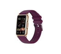 Reloj inteligente deportivo de lujo para adultos, con caja original, color morado y dorado, monitor de frecuencia