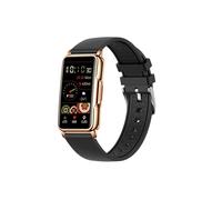 Reloj inteligente deportivo de lujo para adultos, con caja original, color negro y dorado, monitor de