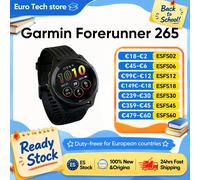 Reloj Inteligente Deportivo Garmin Forerunner 265 con GPS, Pantalla AMOLED de 1.3 Pulgadas, 13 Días de Batería, Pantalla Táctil, Planes de Entrenamiento 46mm Black