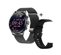 Reloj inteligente dodobit DT10 para adultos, con pantalla negra, control de ritmo cardíaco, presión